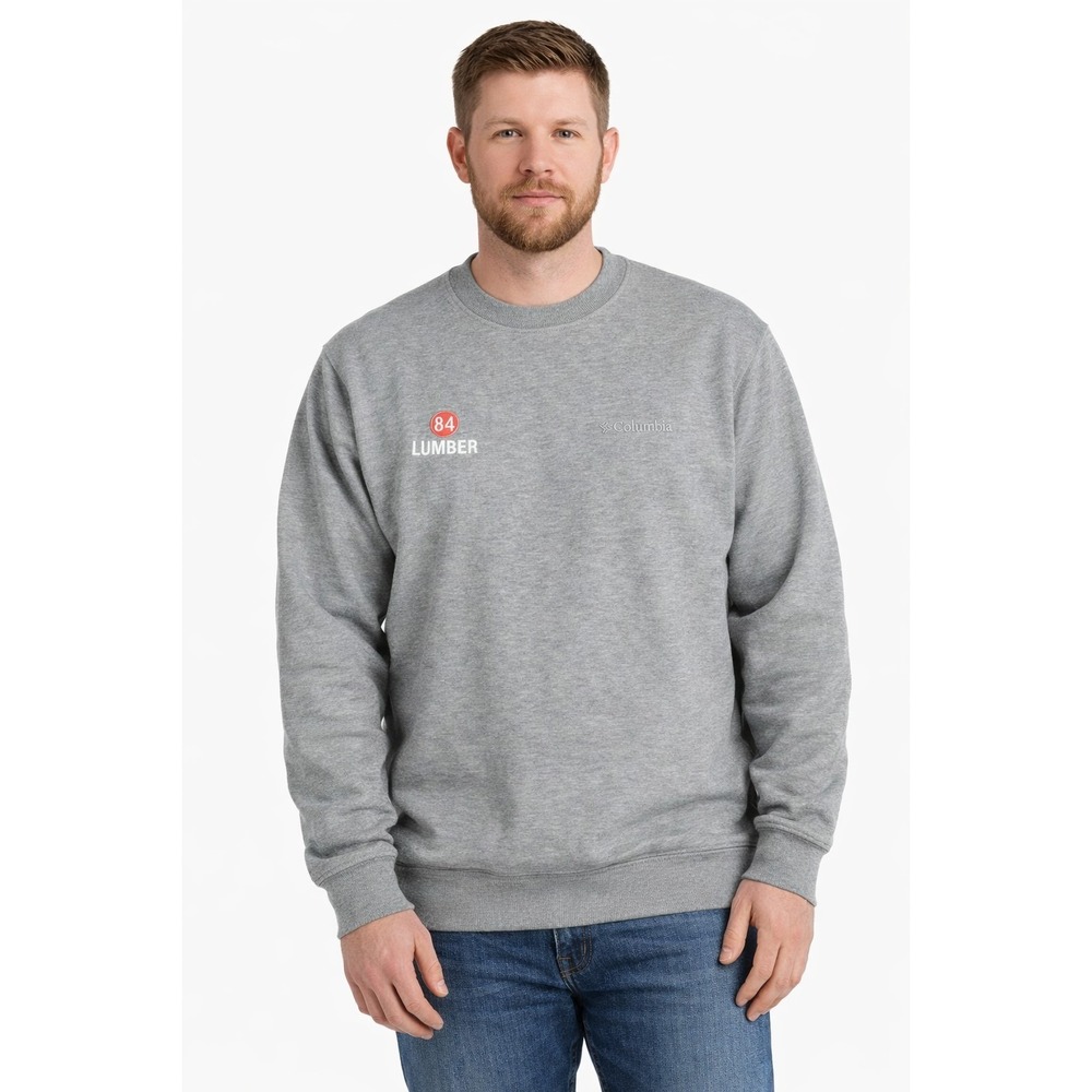 Columbia 84 Lumber Crewneck Sweatshirt Gray Size XL